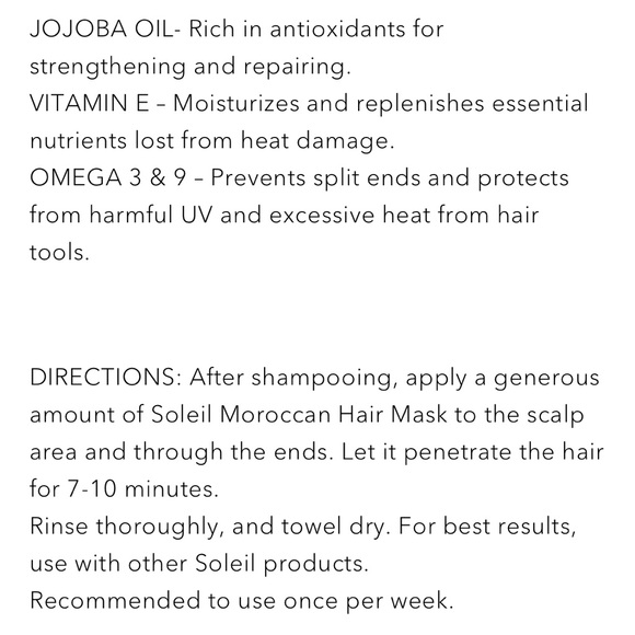 Soleil Moroccan Hair Mask - Picture 6 of 6